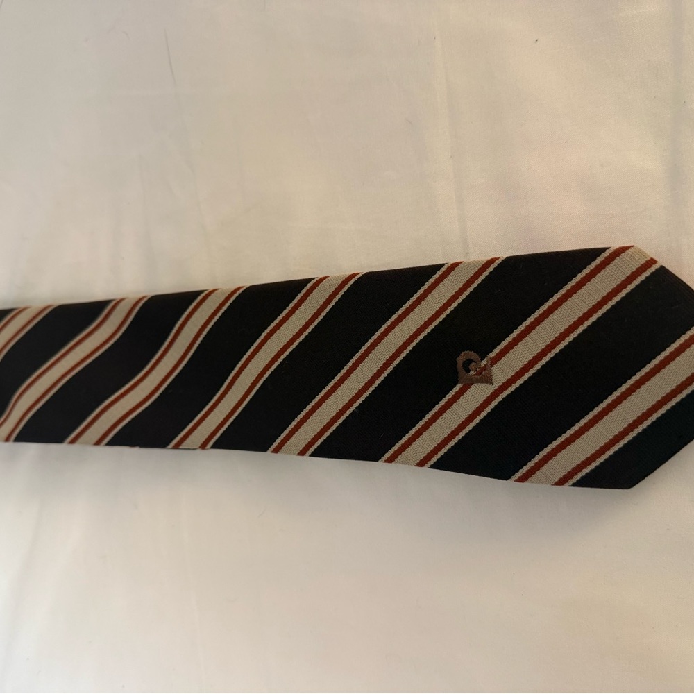 Pierre Cardin Brown and Tan Striped Tie